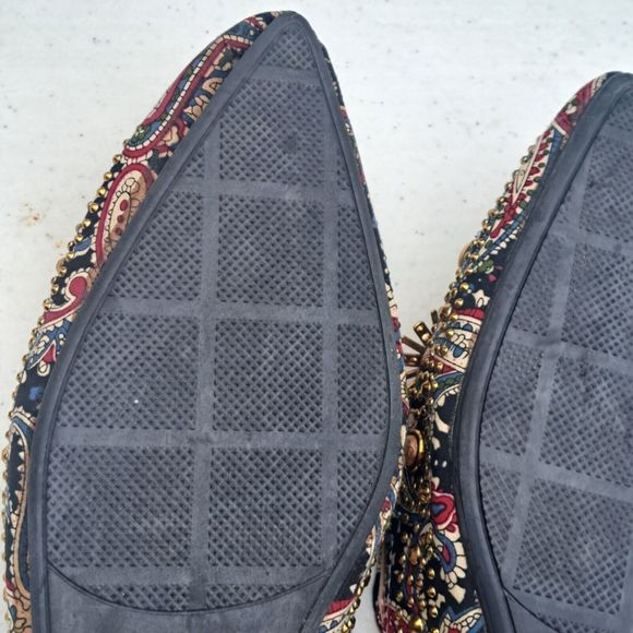 Luxury Women Mules Summer Slippers Shoes Flats Flip Flops  Stars Rhinestones - Picture 9 of 16